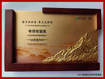 蓝狮在线-2023年度华为专项攻坚奖