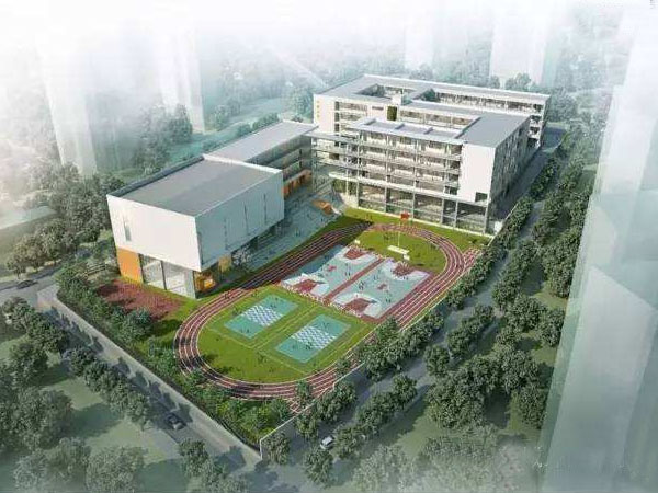 广州-麓城外国语小学标识系统工程案例
